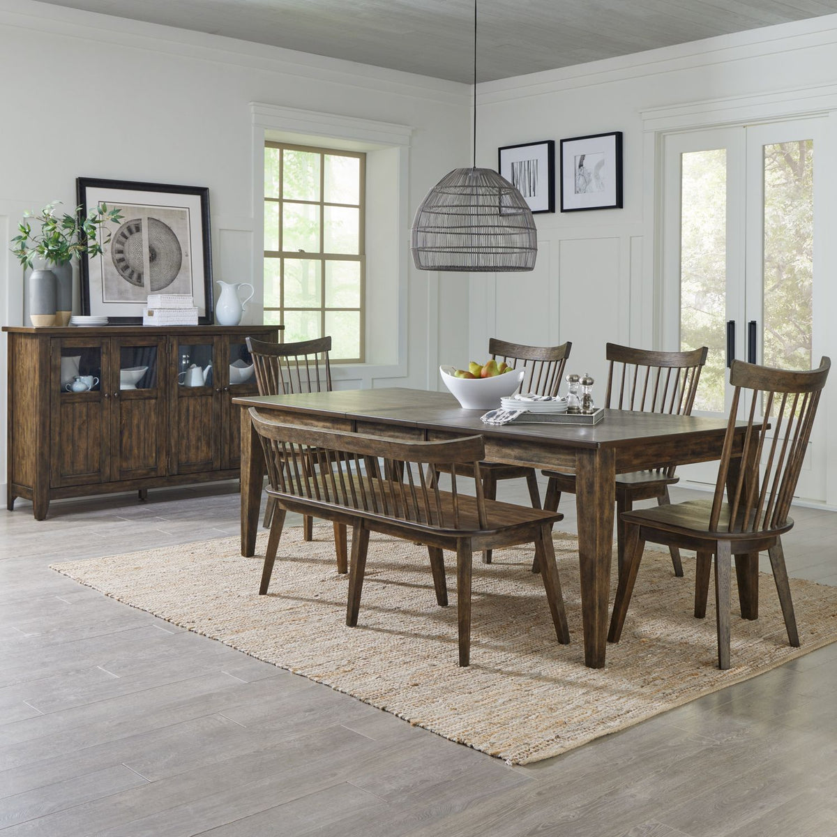 826-CD-6RTS - 6 Piece Rectangular Table Set - Liberty Furniture