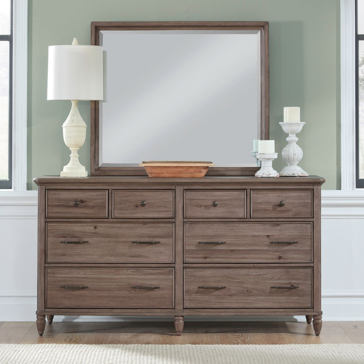 866-BR-DM - Dresser & Mirror - Liberty Furniture