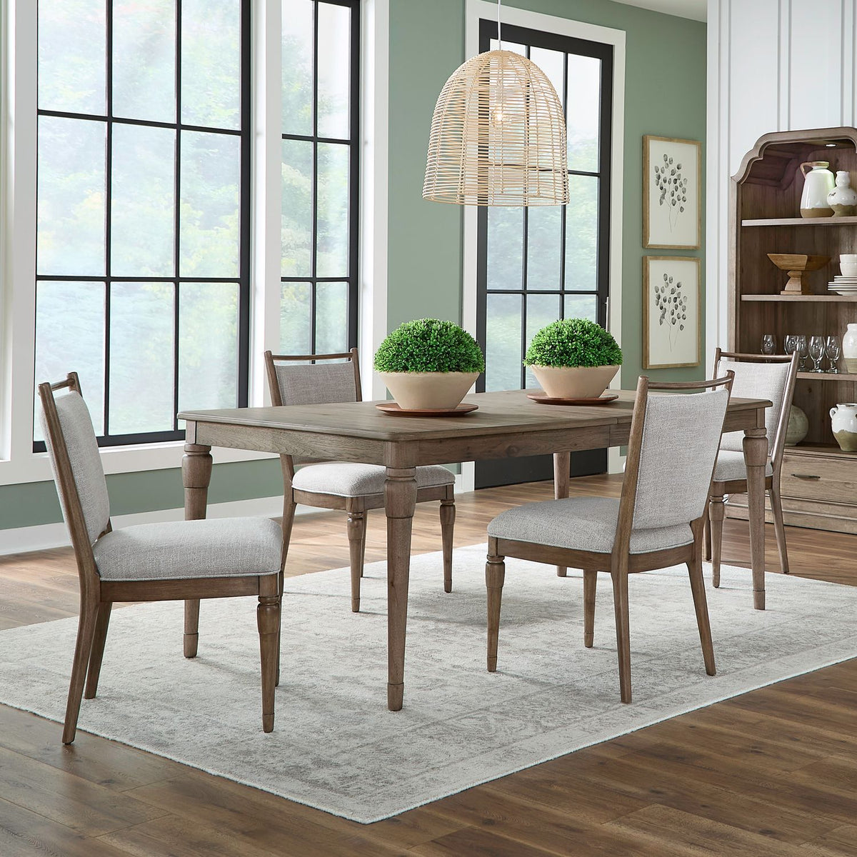 866-DR-O5RLS - Opt 5 Piece Rectangular Table Set - Liberty Furniture