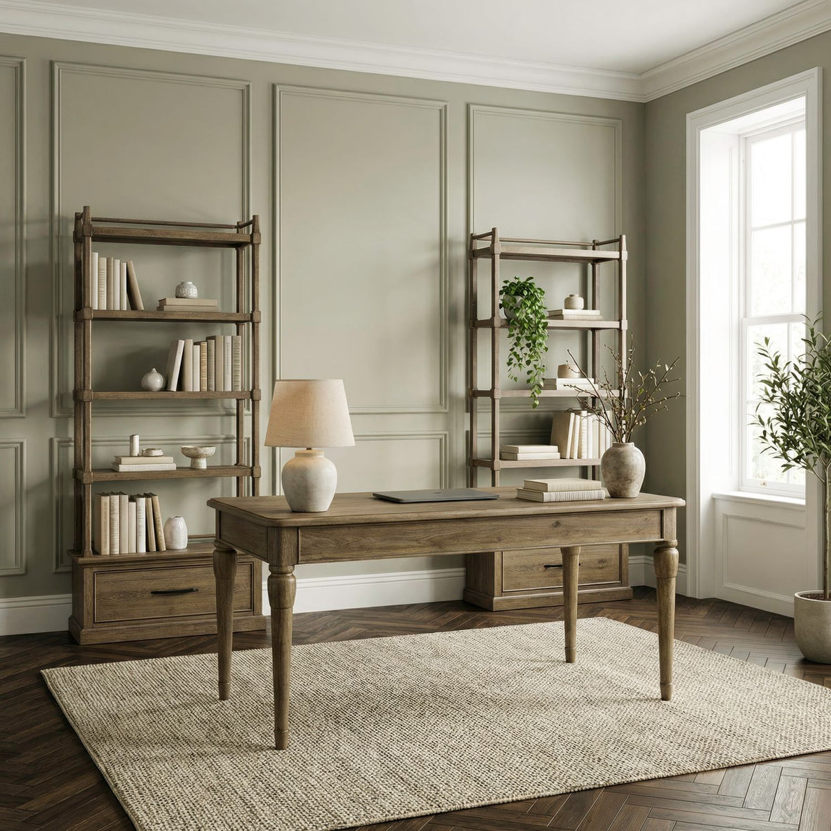 866-HO-3DS - 3 Piece Desk Set - Liberty Furniture