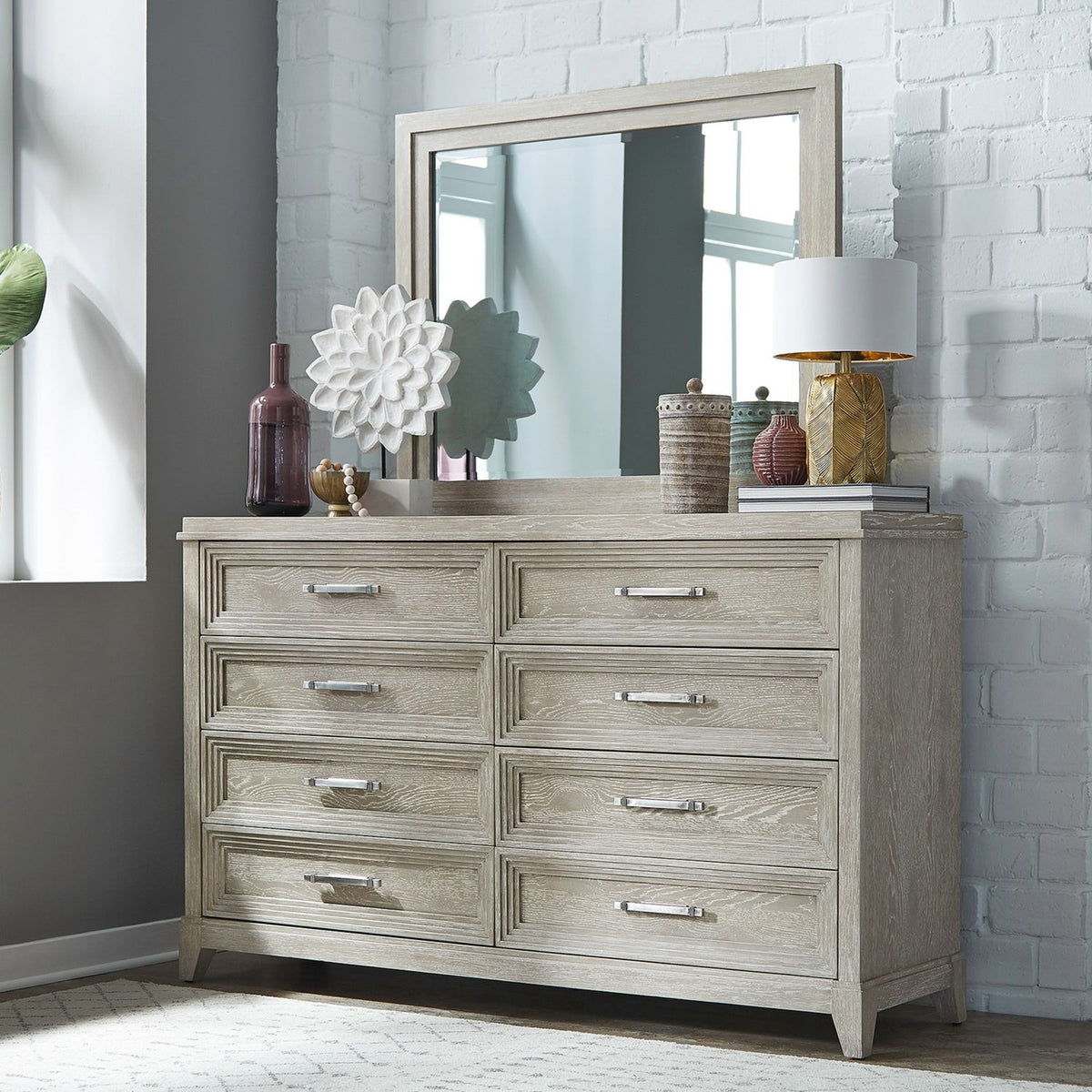 902-BR-DM - Dresser & Mirror - Liberty Furniture