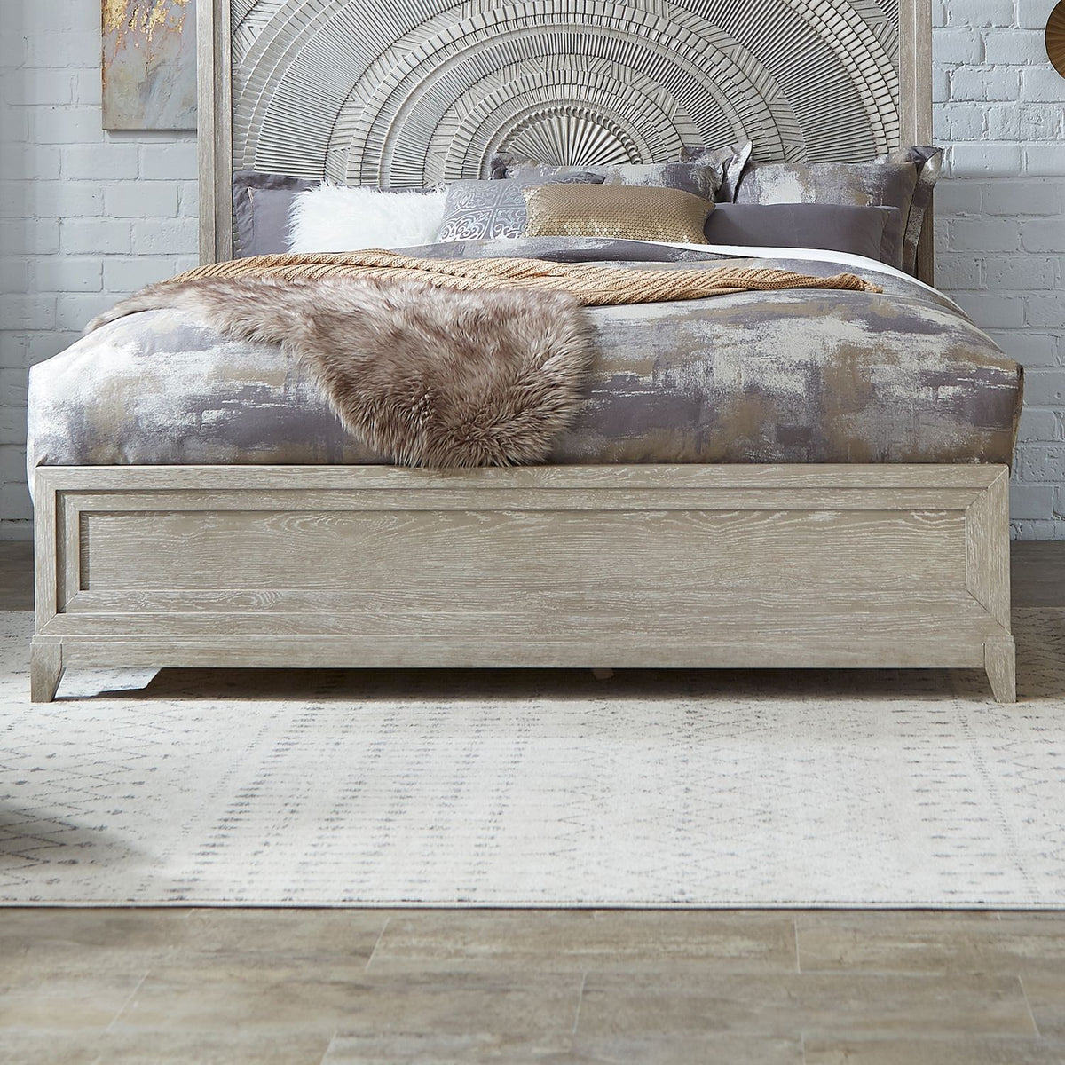 902-BR16 - King Panel Footboard - Liberty Furniture