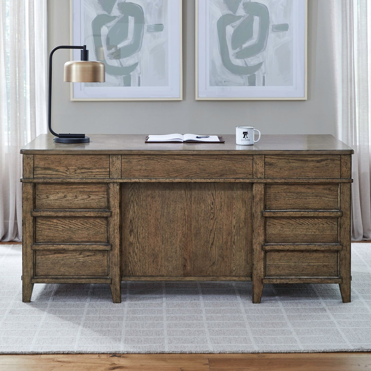 930-HO-JED - Jr Executive Desk - Liberty Furniture