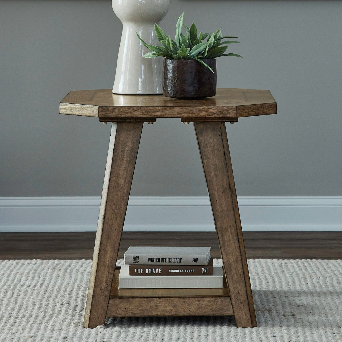930-OT1021 - Octagonal End Table - Liberty Furniture