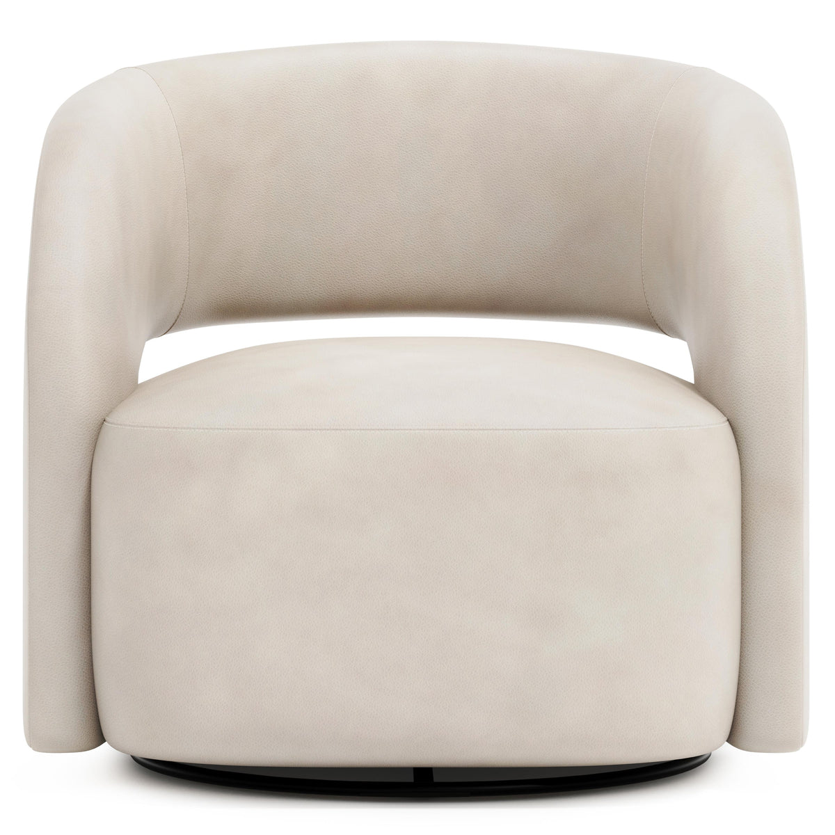 Chloe Leather Swivel Chair