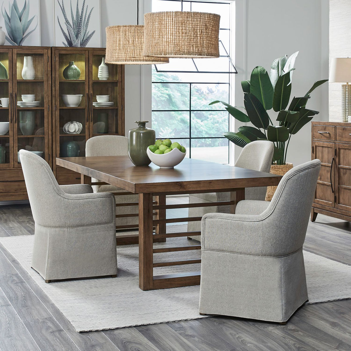 936-DR-52PS - 5 Piece Double Pedestal Table Set - Liberty Furniture