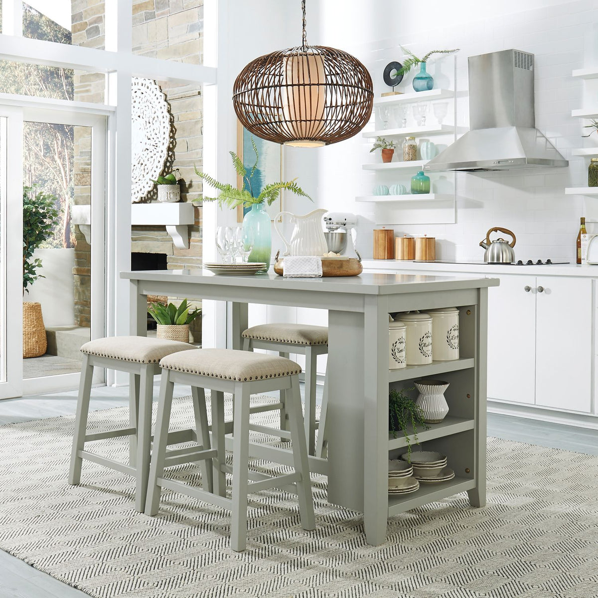 942-CD-5CTS - 5 Piece Counter Set - Liberty Furniture