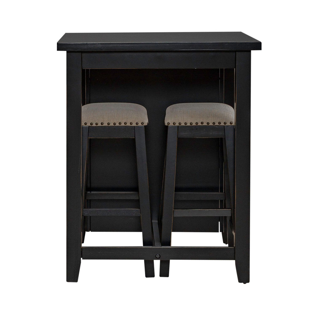 942B-CD-3CTS - 3 Piece Counter Set - Black - Liberty Furniture