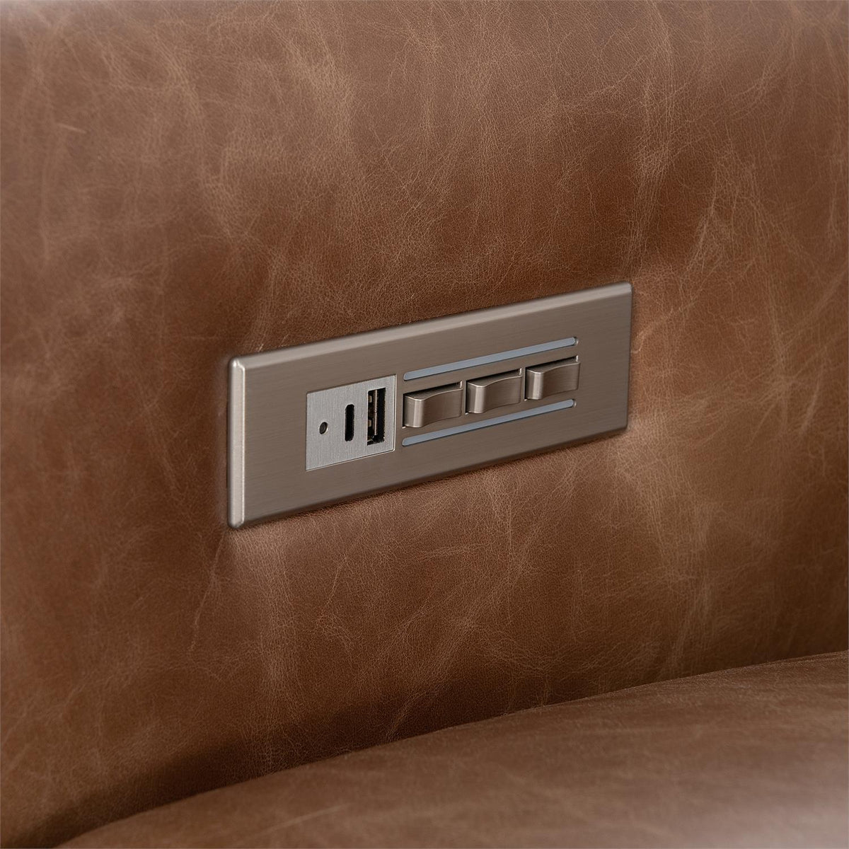 Lioni Leather Power Motion Chair