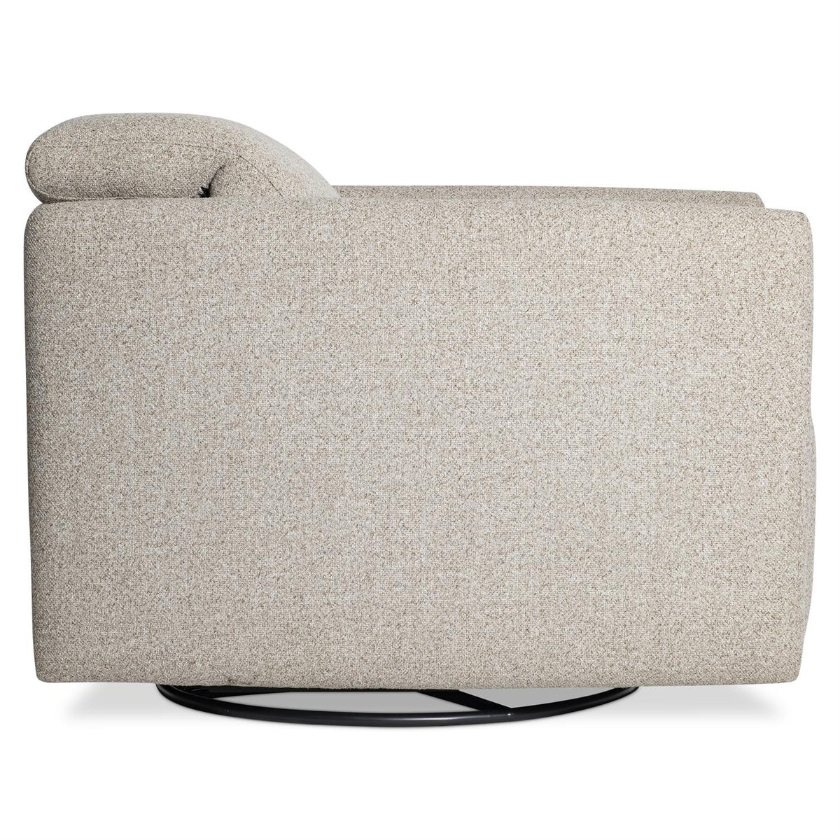 Livvy Fabric Power Motion Swivel Chair