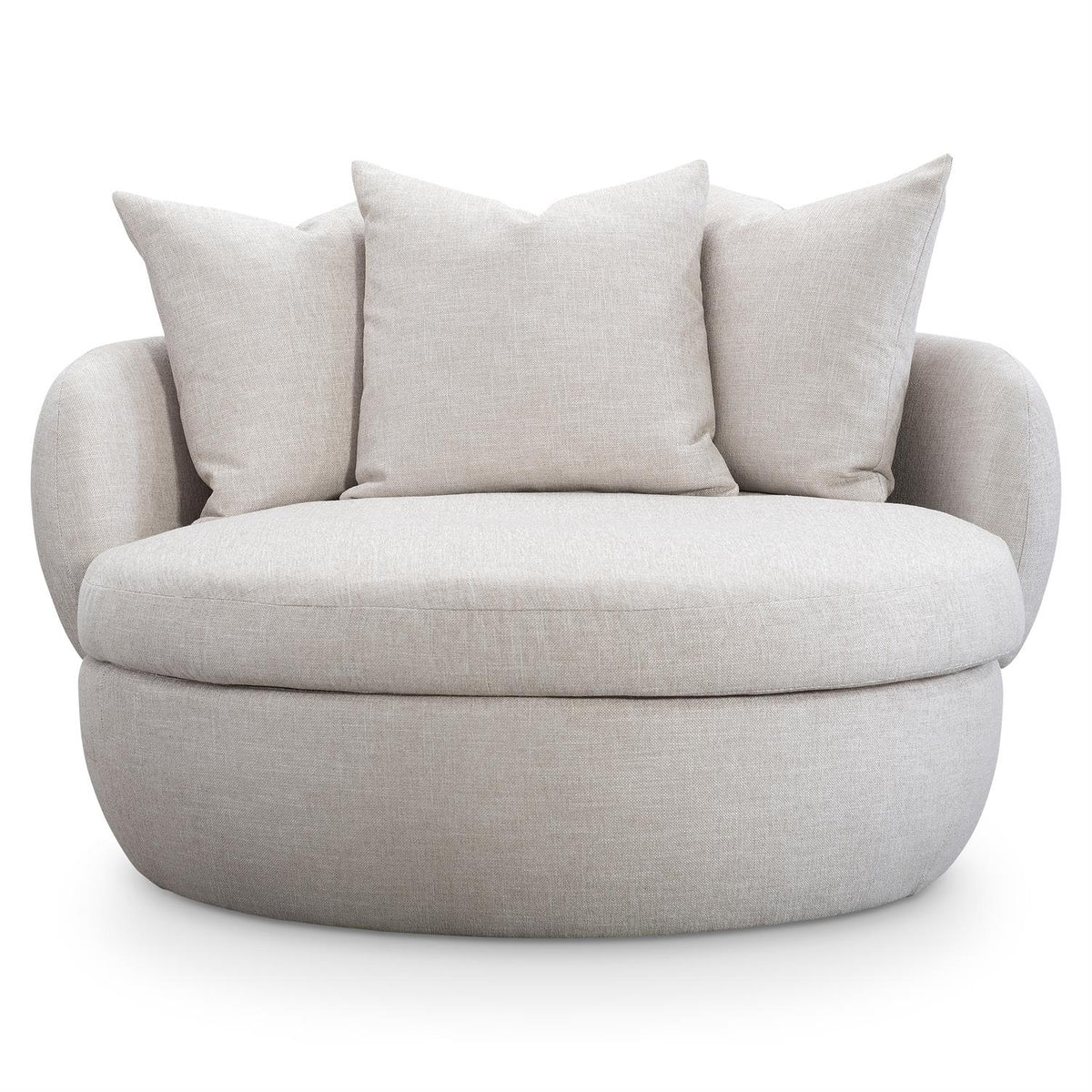 Ollie Fabric Swivel Chair