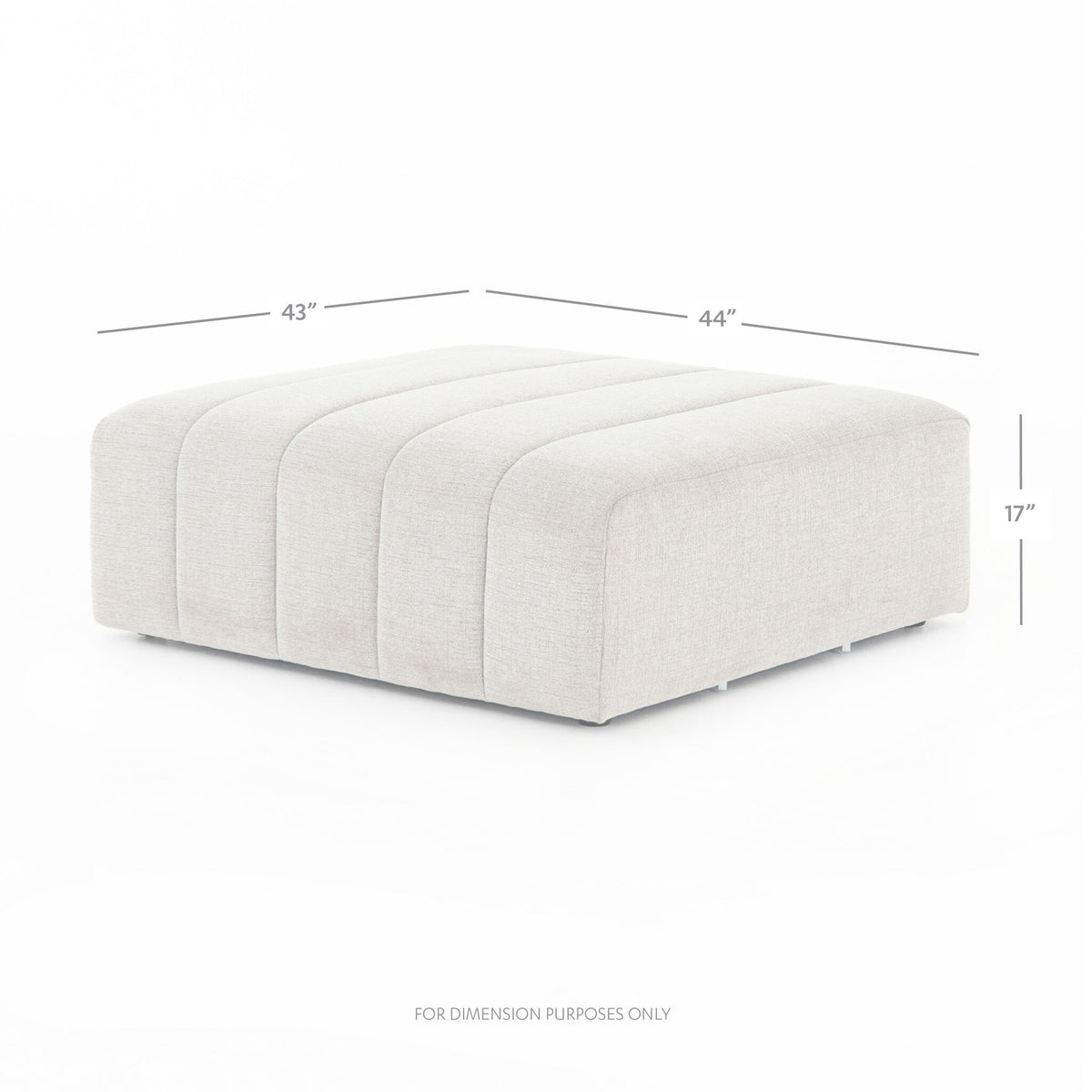 Langham Channeled Ottoman Pc