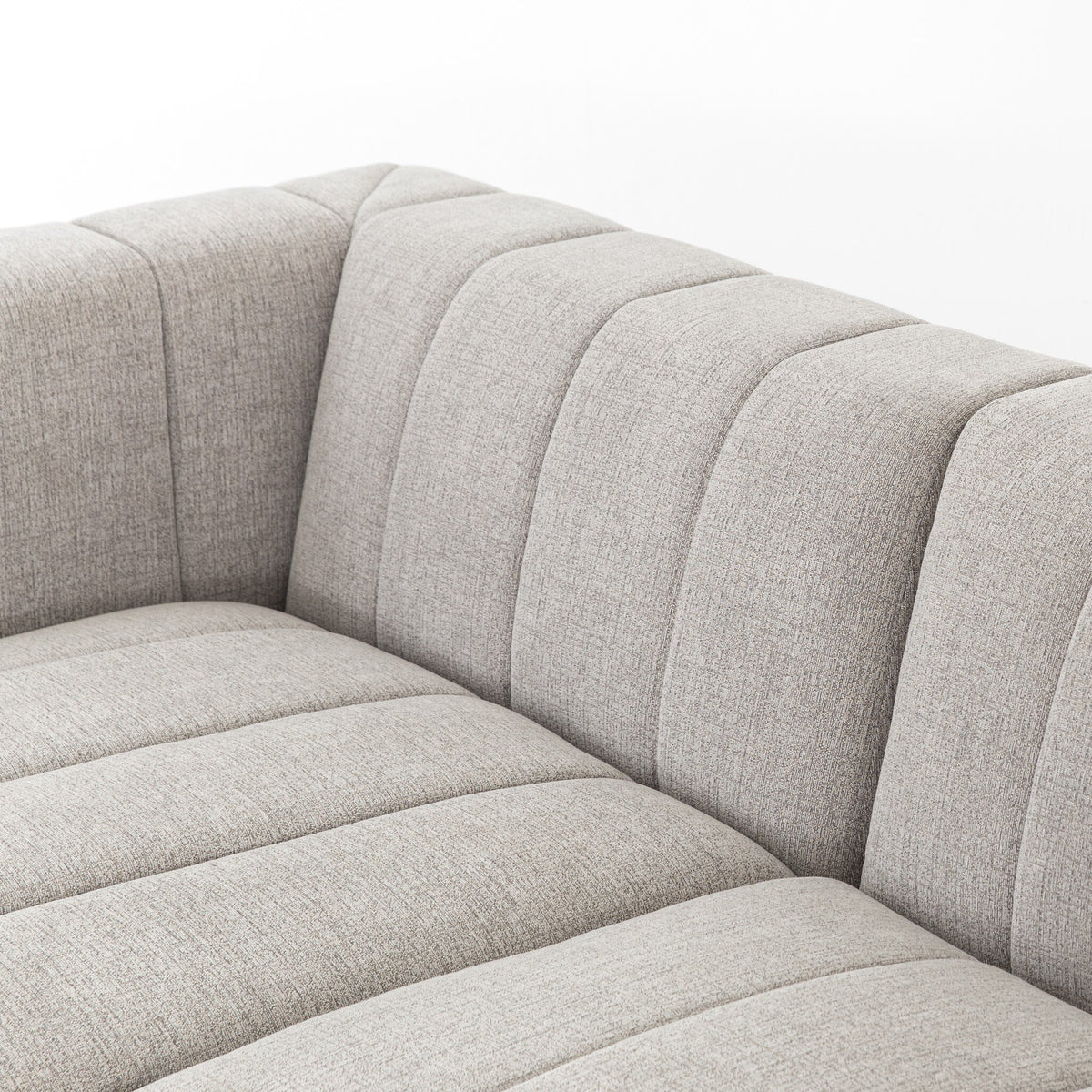 Langham Channeled 3pc Laf Sectional W/ Ottoman