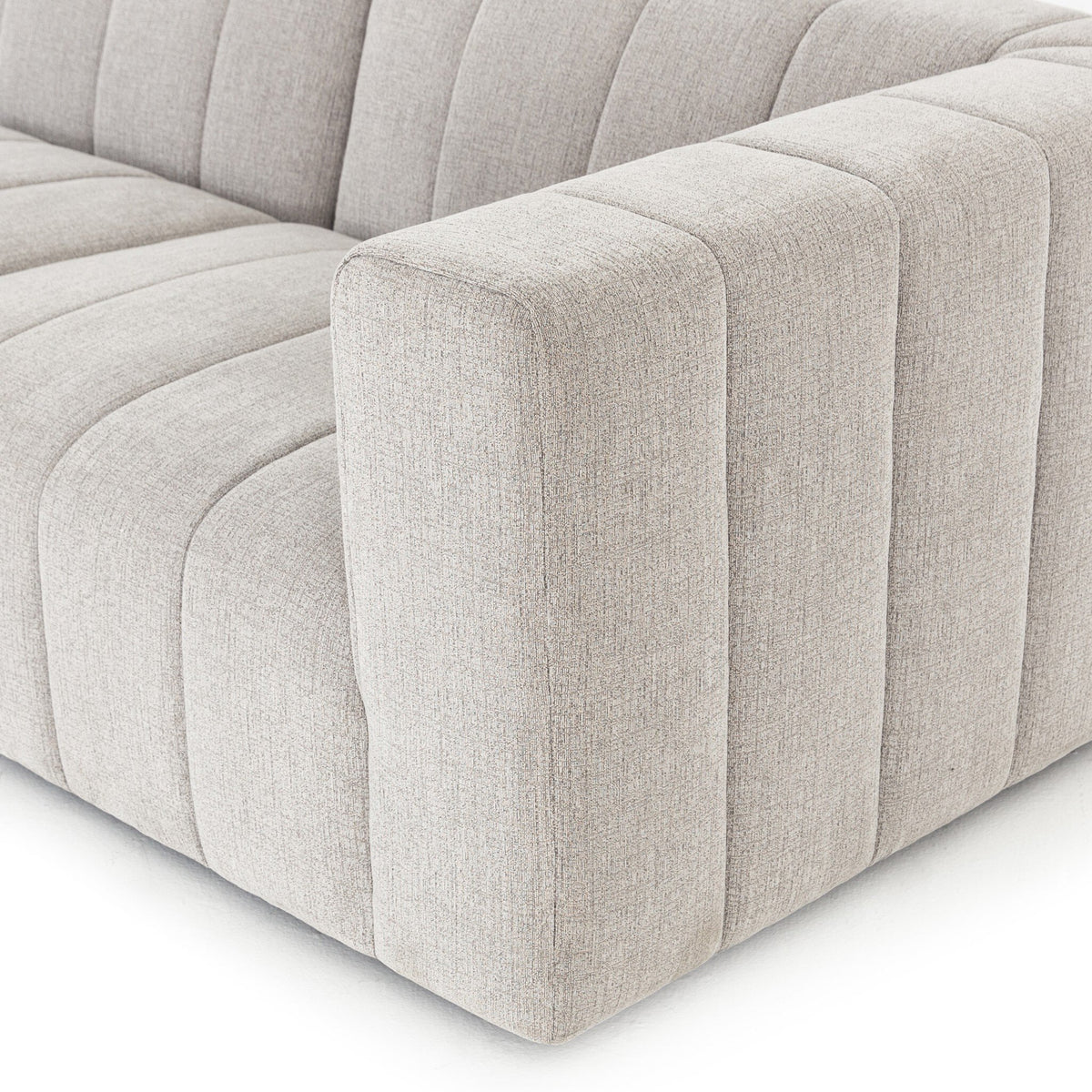 Langham Channeled 3pc Sectional-Laf Chaise