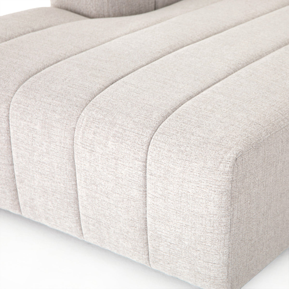Langham Channeled 5pc Laf Chaise Sectional