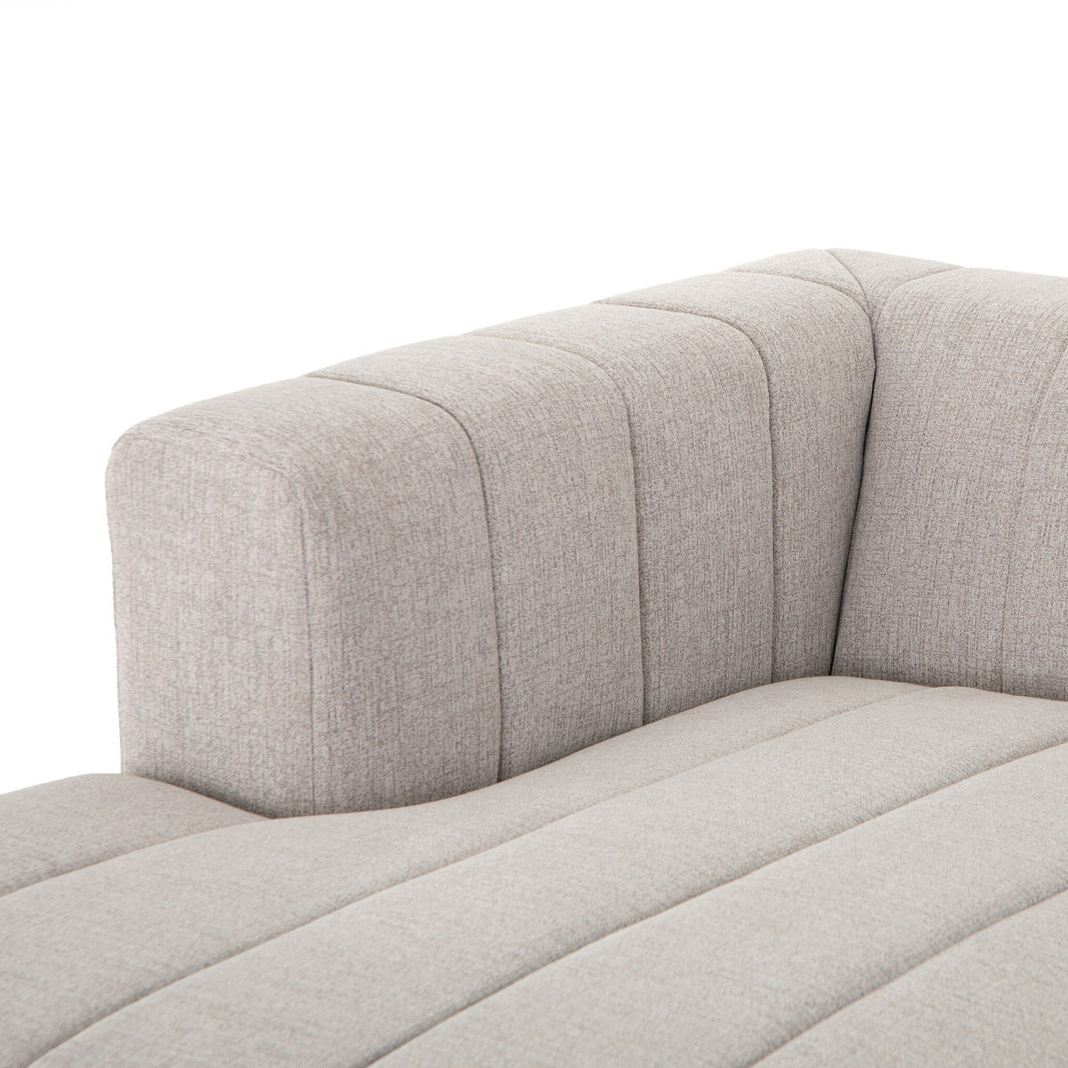 Langham Channeled 5pc Laf Chaise Sectional