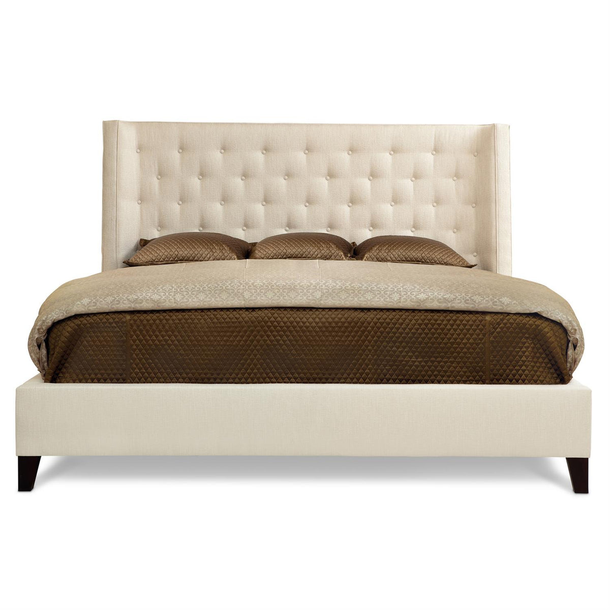 Maxime Fabric Shelter Bed Queen (58" H)