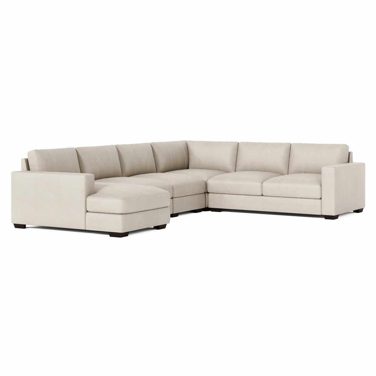Dawkins Leather Sectional