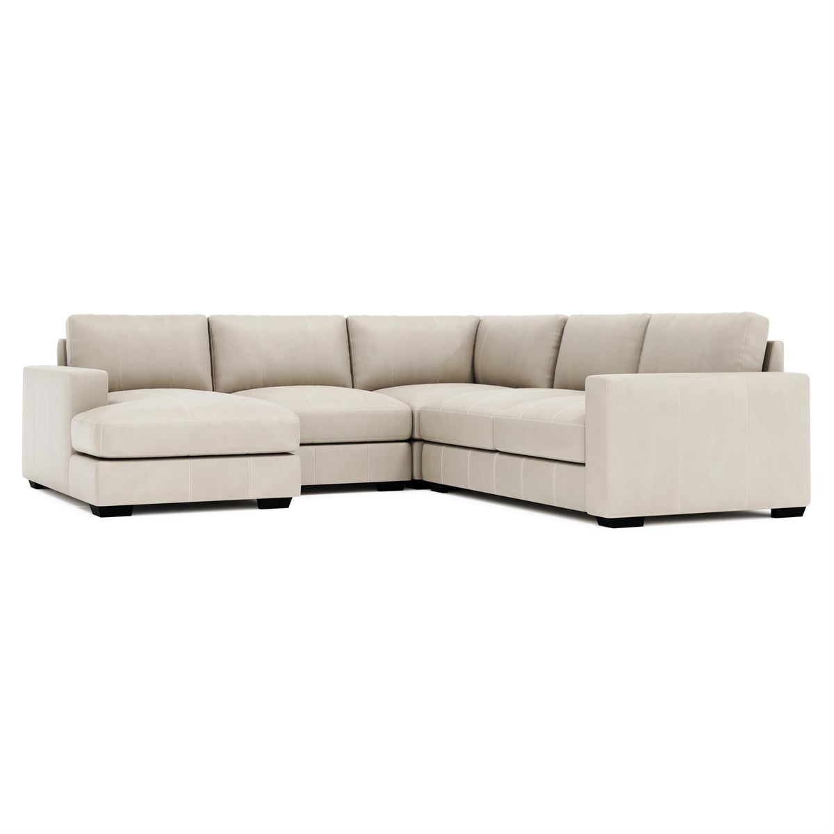 Dawkins Leather Sectional