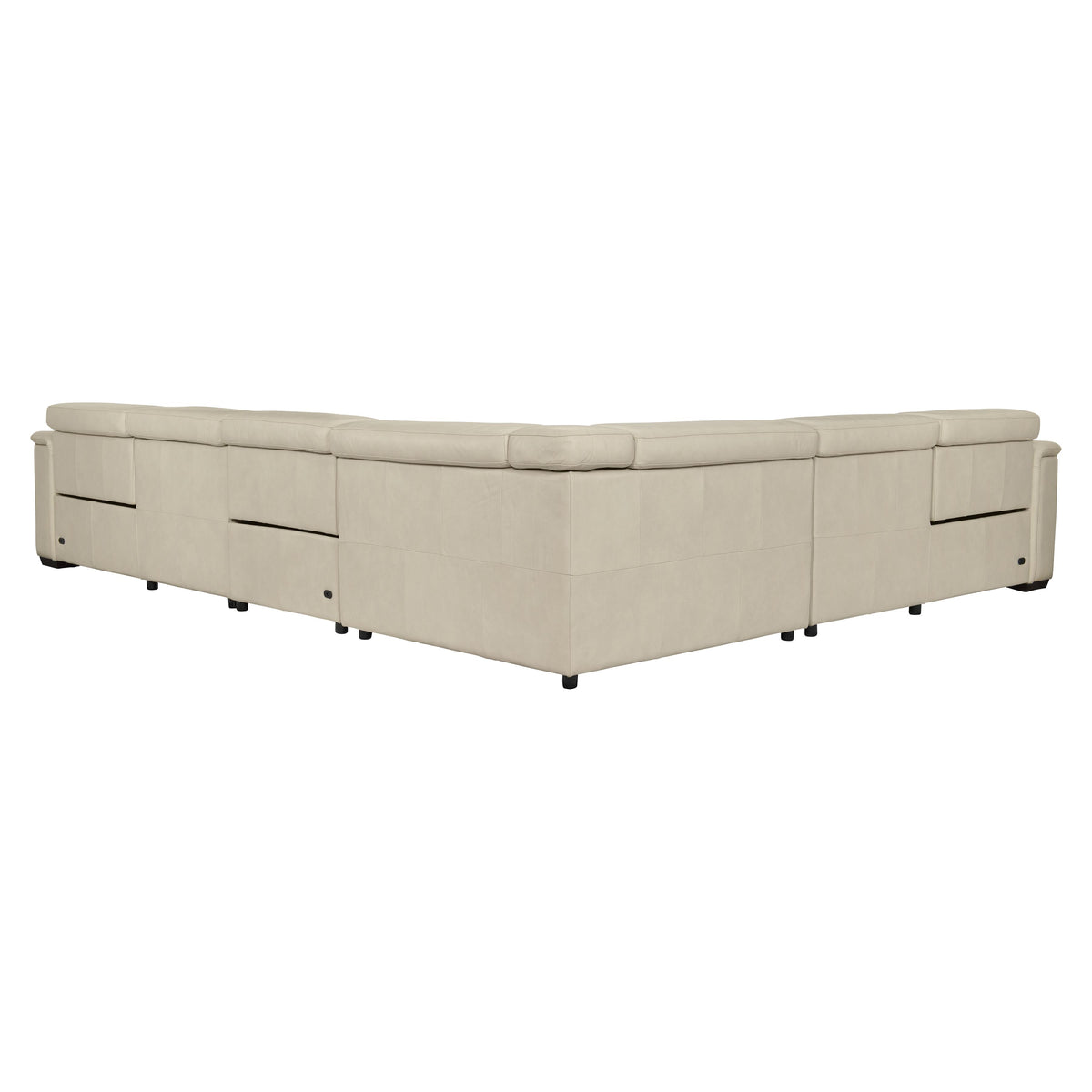 Lioni Leather Power Motion Sectional