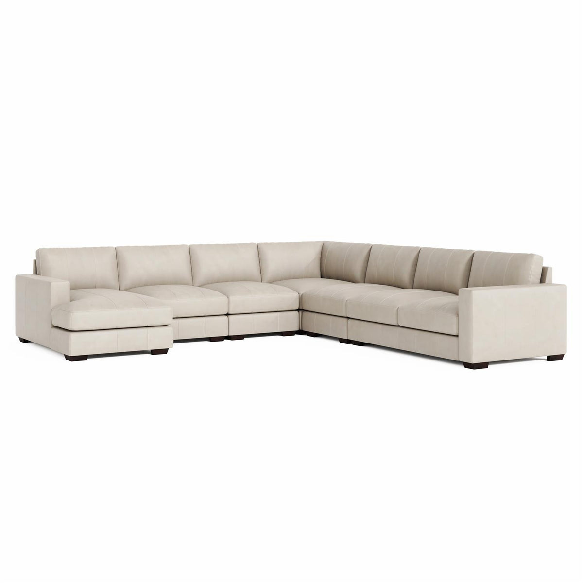 Dawkins Leather Sectional