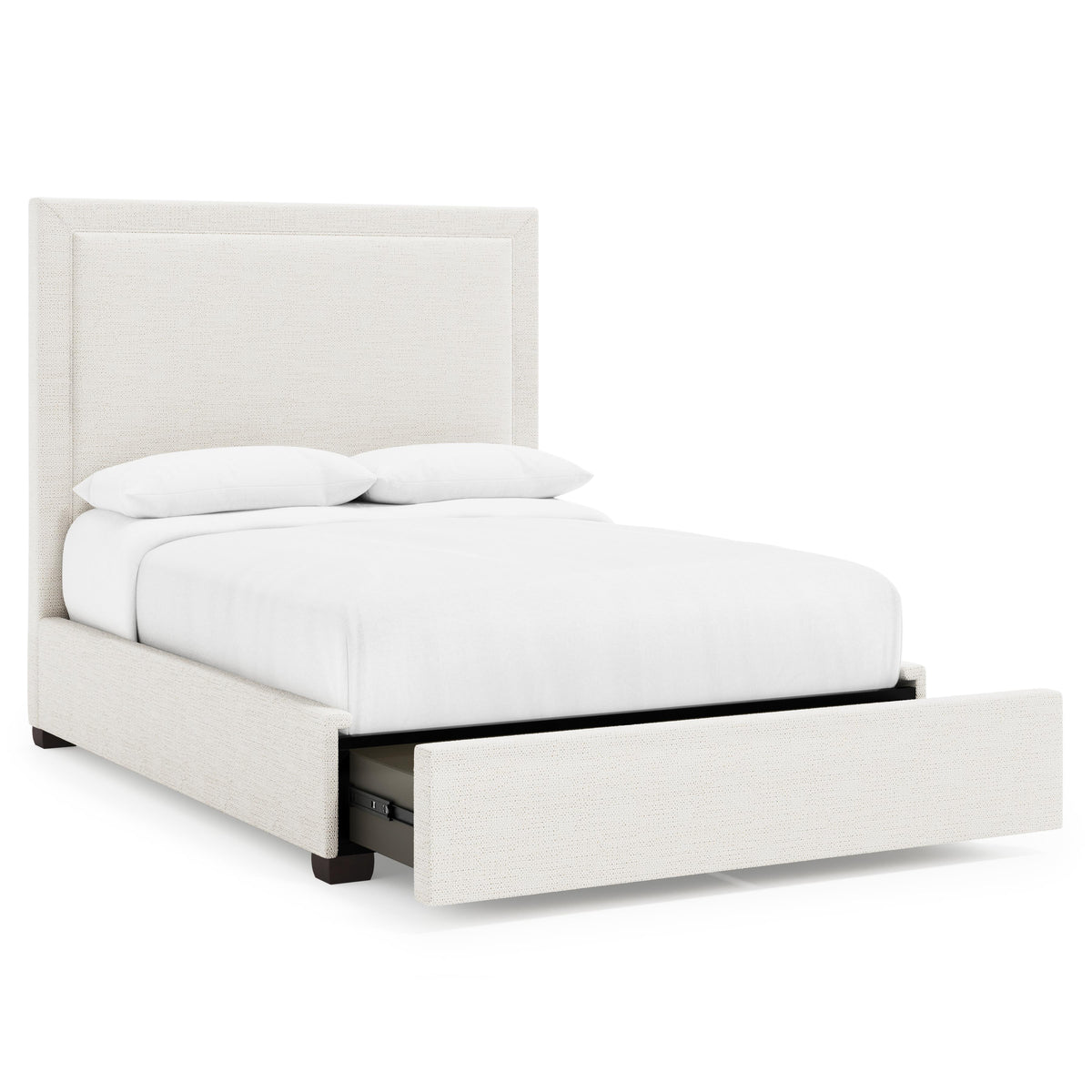 Morgan Fabric Storage Panel Bed Queen (64" H)