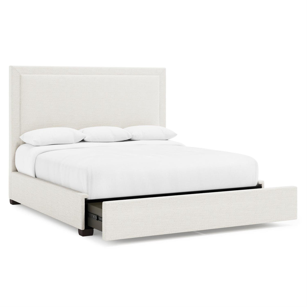 Morgan Fabric Storage Panel Bed King (64" H)