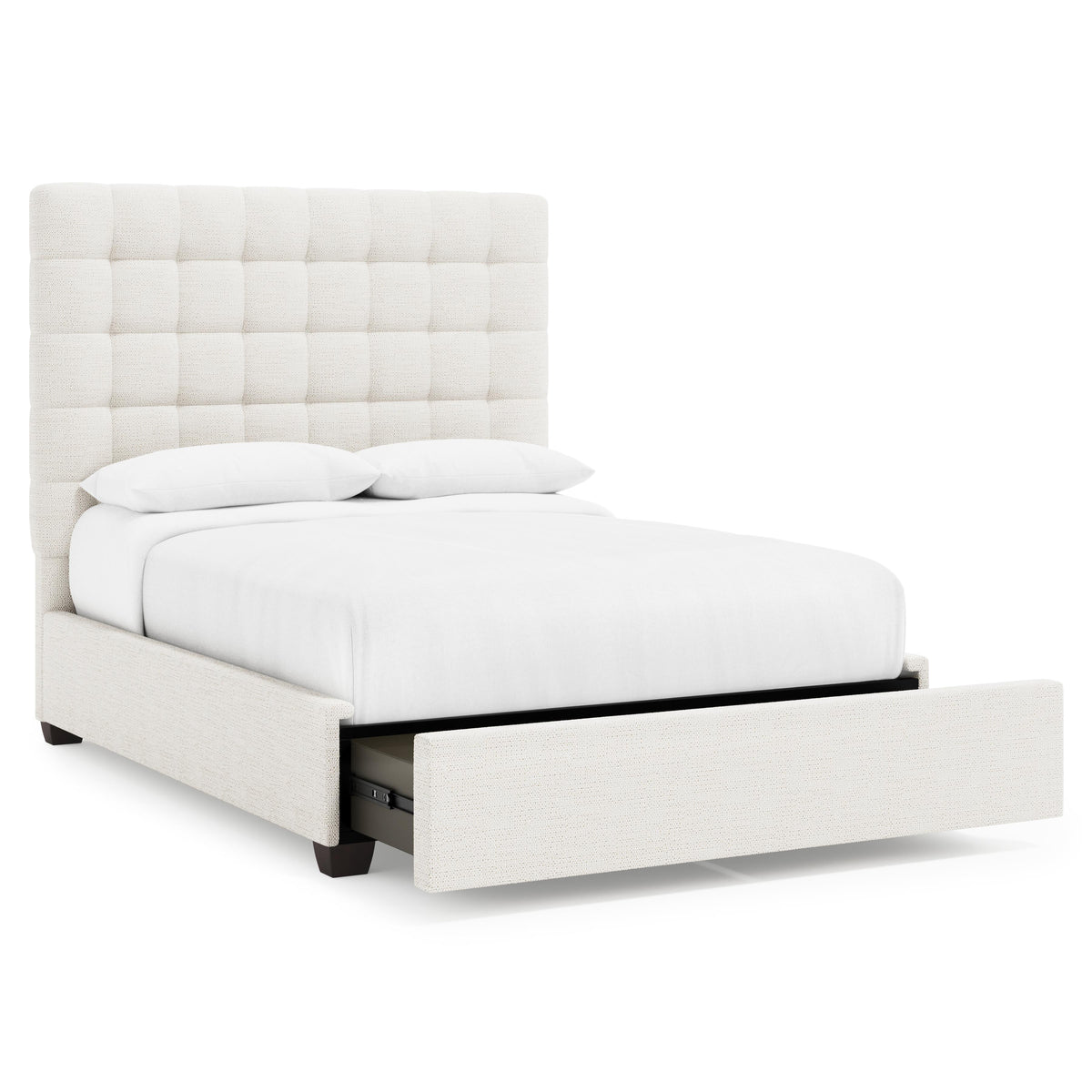 Avery Fabric Storage Panel Bed Queen (66" H) Queen