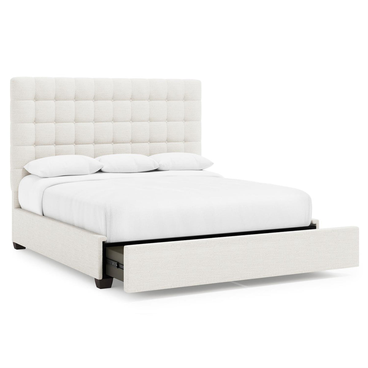 Avery Fabric Storage Panel Bed King (66" H)