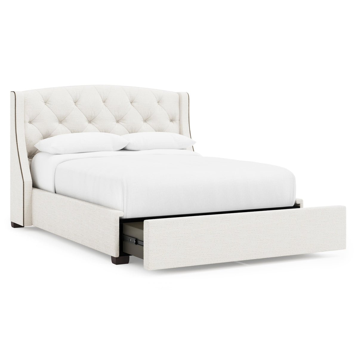 Jordan Fabric Storage Shelter Bed Queen (54" H) Queen