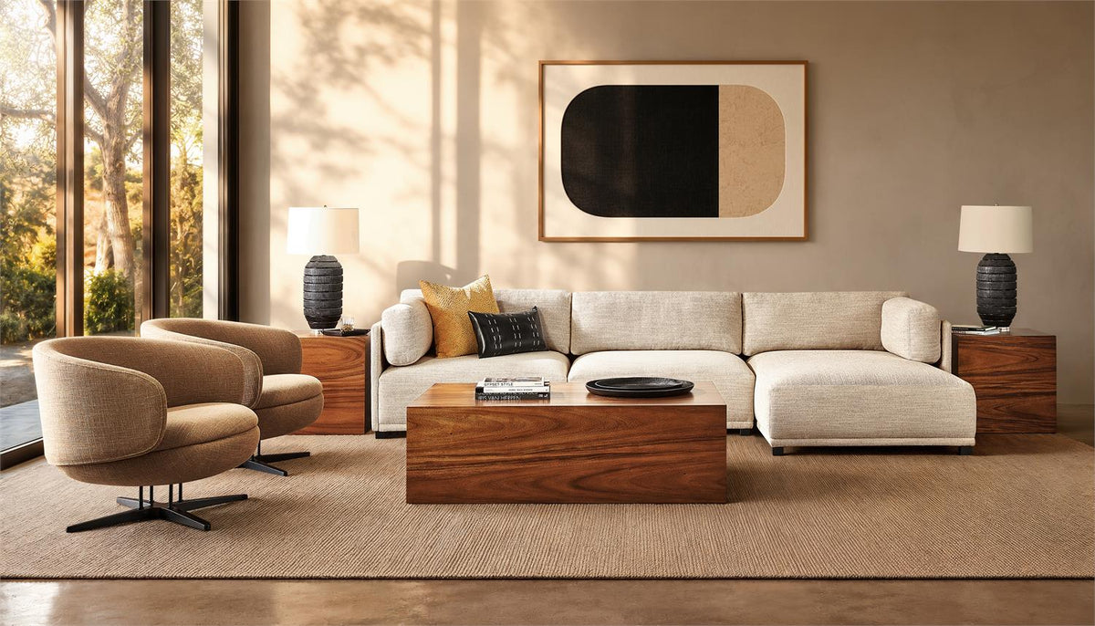 Moxi Fabric Swivel Chair