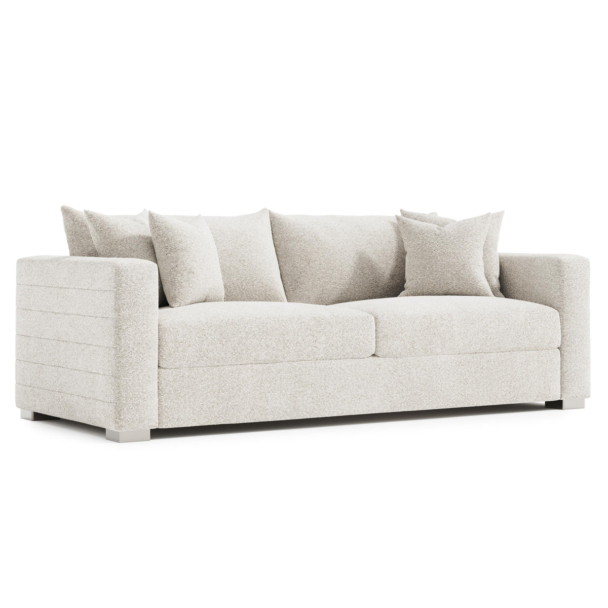 Helena Fabric Sofa Metal Foot