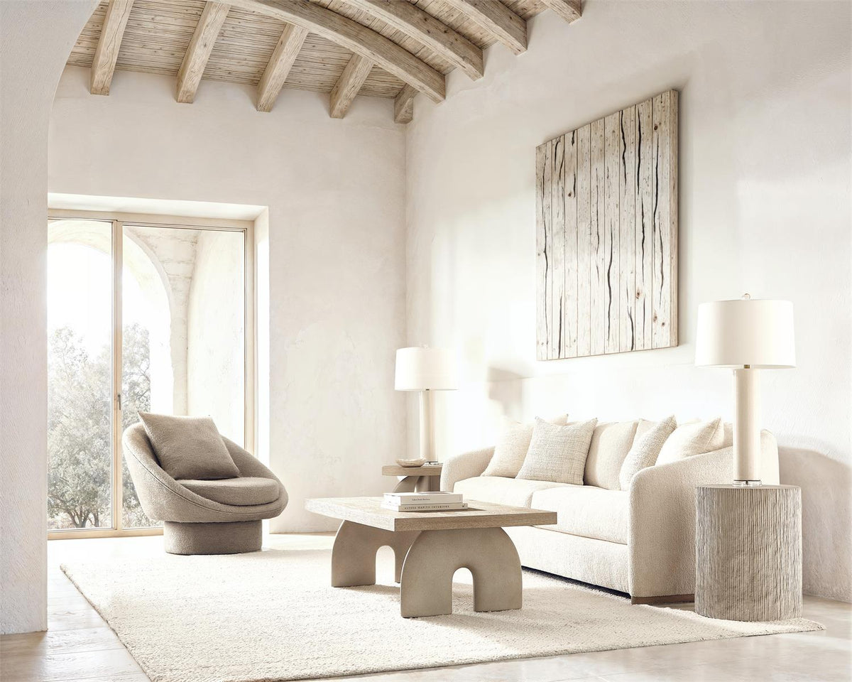 Lucia Fabric Swivel Chair