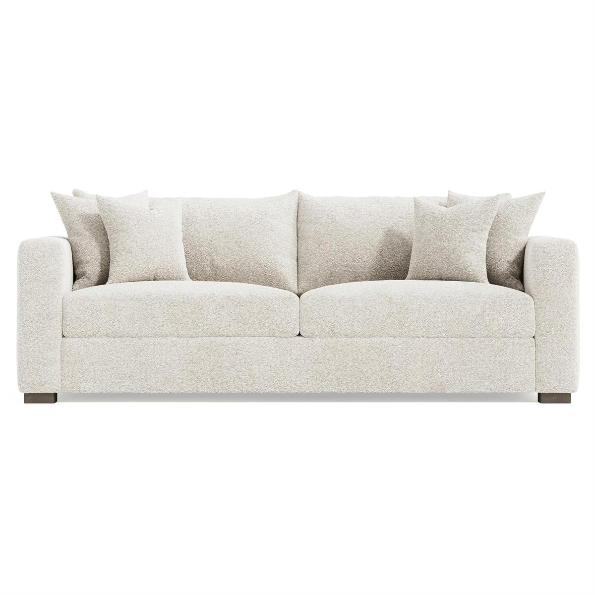 Helena Fabric Sofa Wood Foot