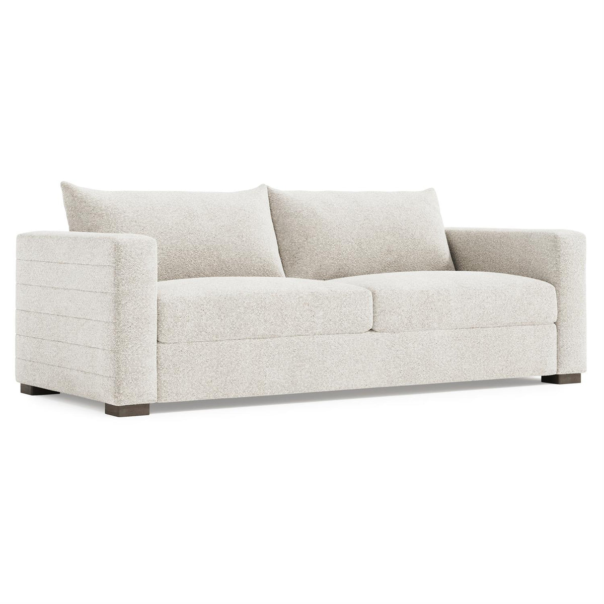 Helena Fabric Sofa Wood Foot