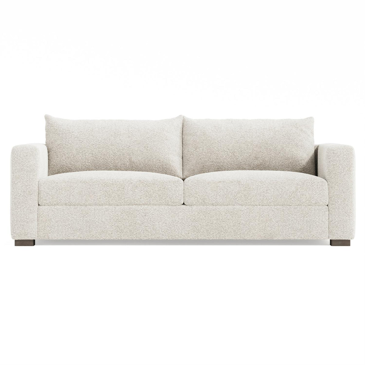 Helena Fabric Sofa Wood Foot