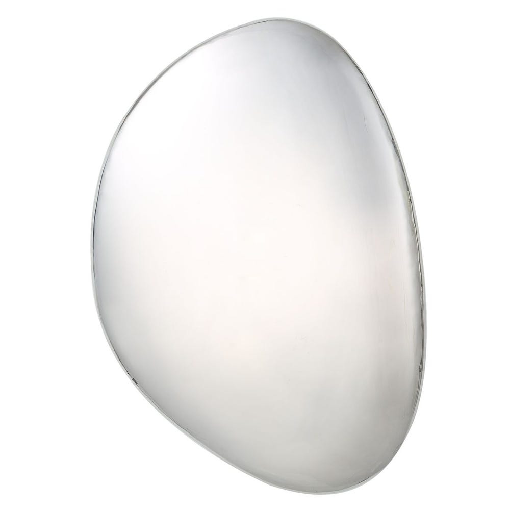 Jelly Bean Wall Sculpture - 26x38 Silver