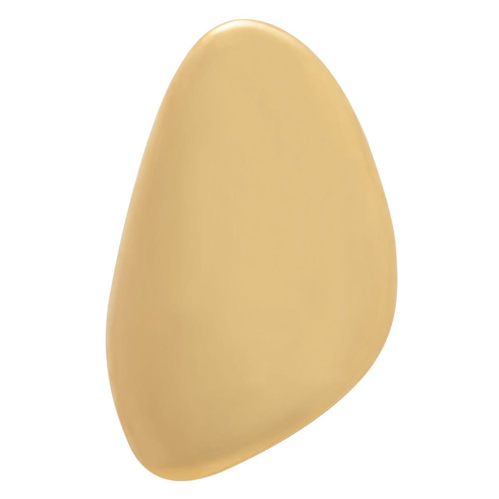 Jelly Bean Wall Sculpture - 26x16 Gold
