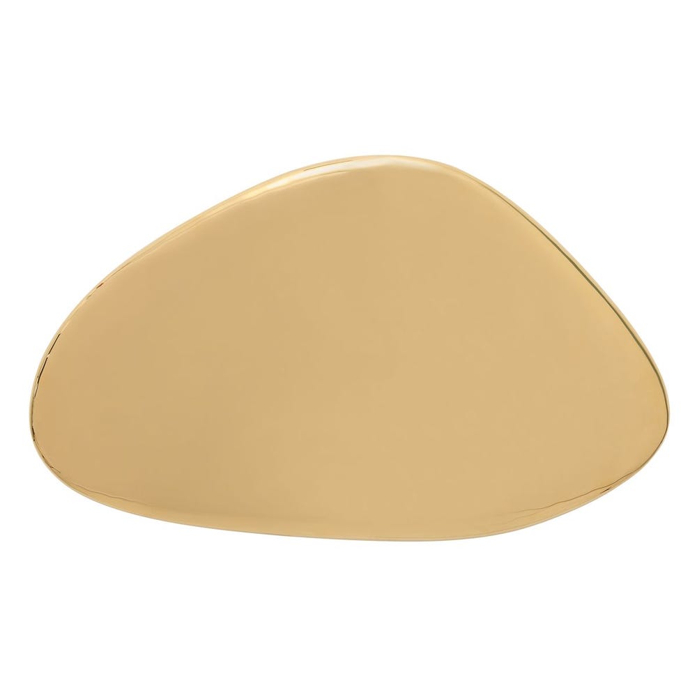 Jelly Bean Wall Sculpture - 26x16 Gold