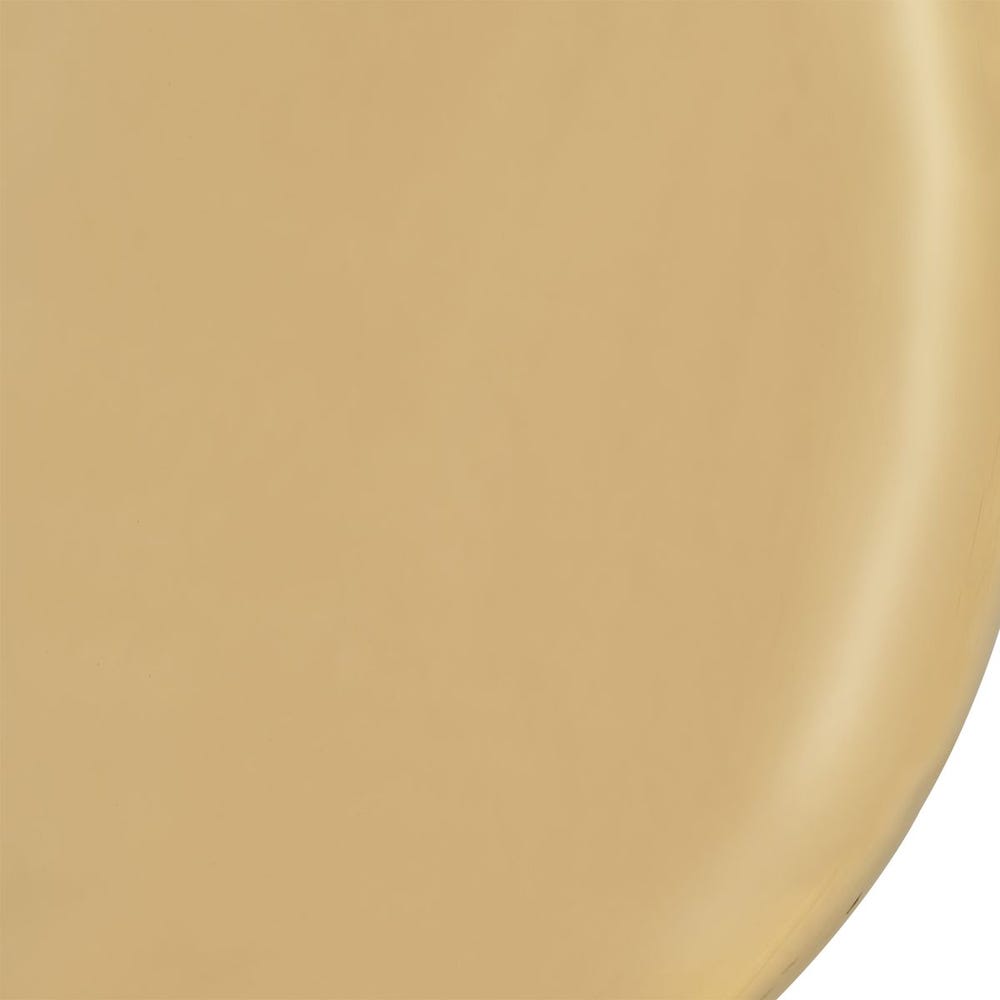 Jelly Bean Wall Sculpture - 26x16 Gold