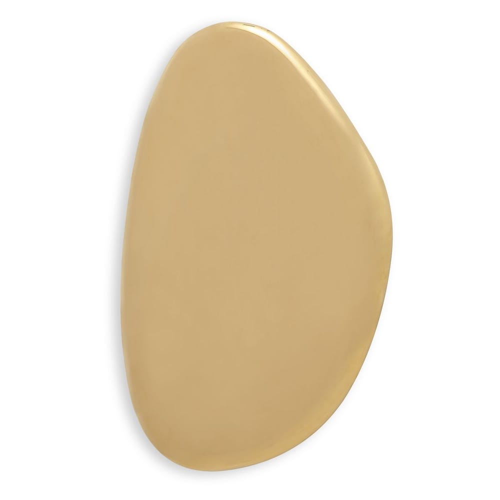 Jelly Bean Wall Sculpture - 26x16 Gold