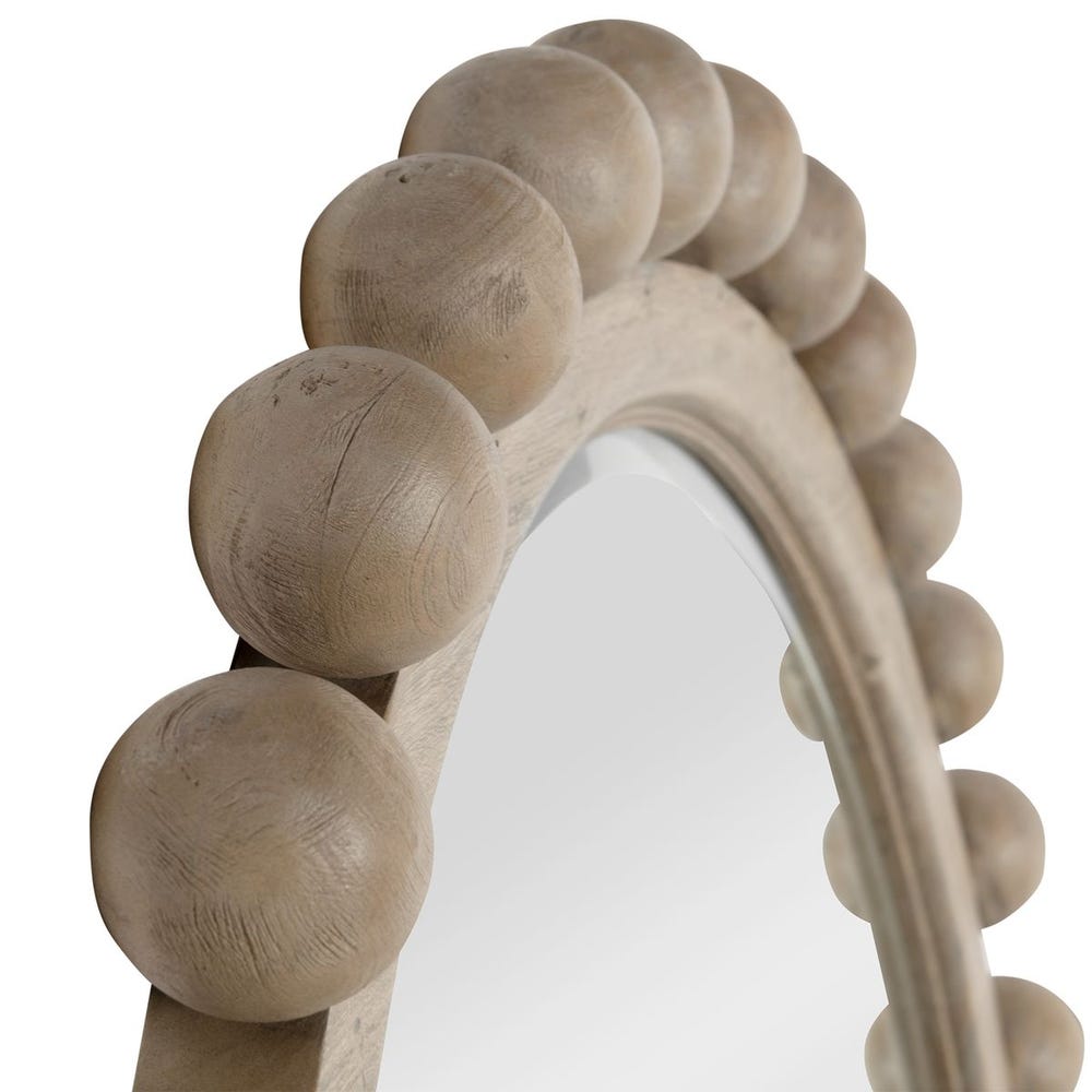 Brianza Round Mirror - 50 Natural