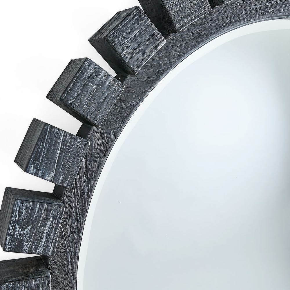 Around The Block Mirror - 46 Ebony