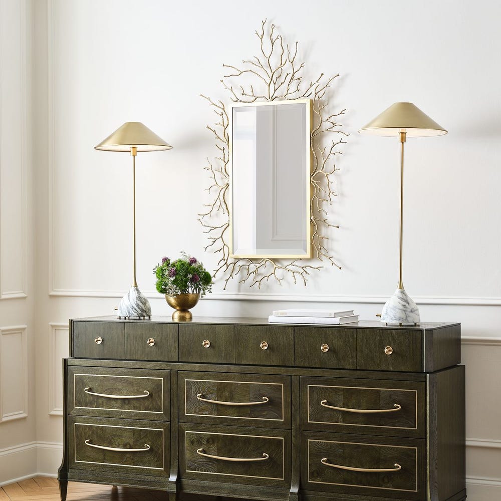 Golden Chestnut Mirror