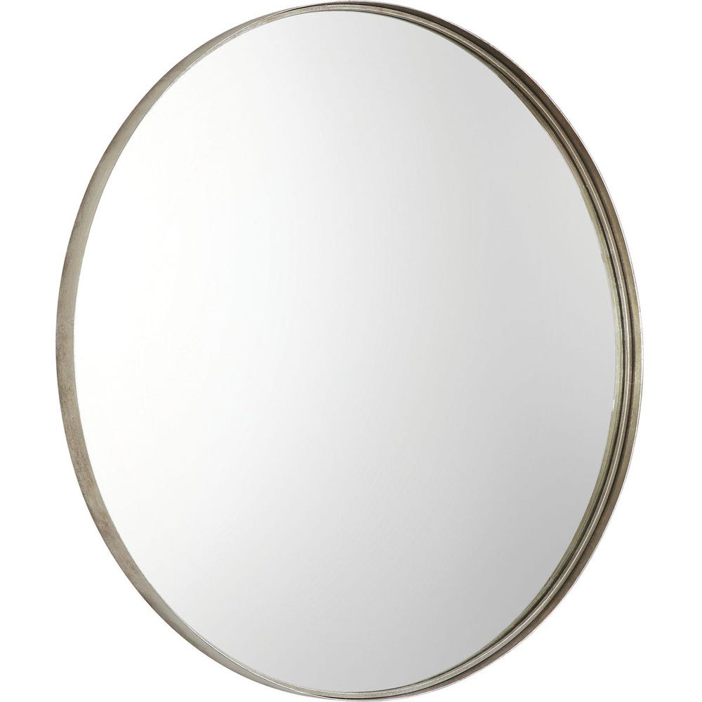 Agoura Round Mirror - 48 Silver