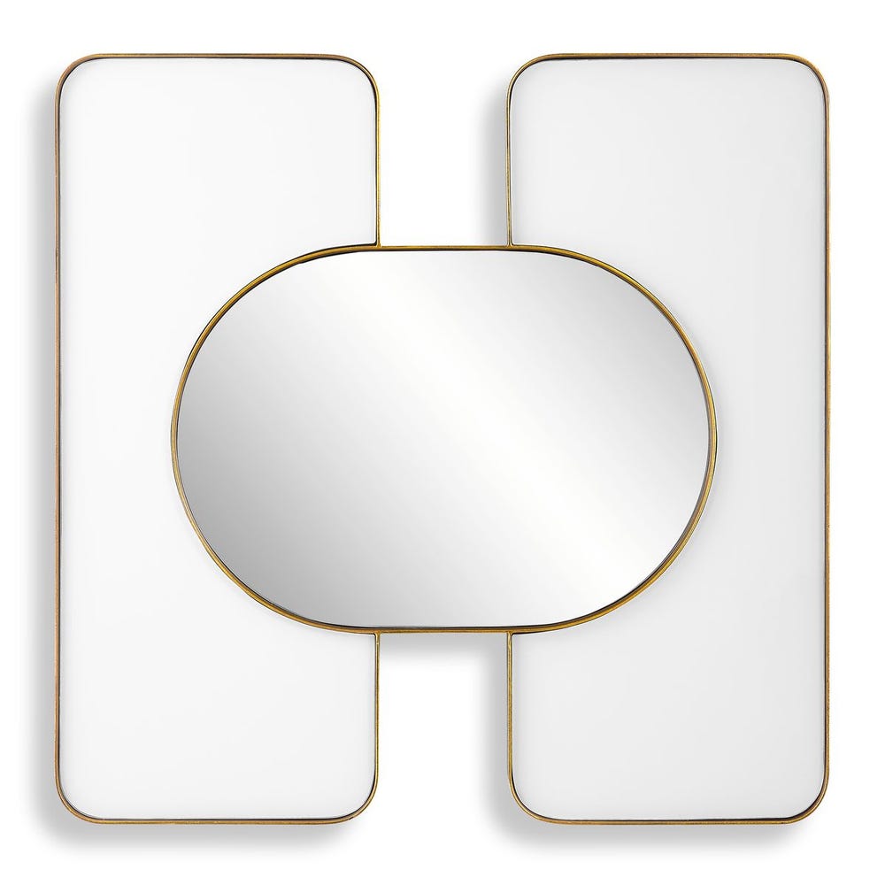 Embrace Square Mirror - 34x34 White