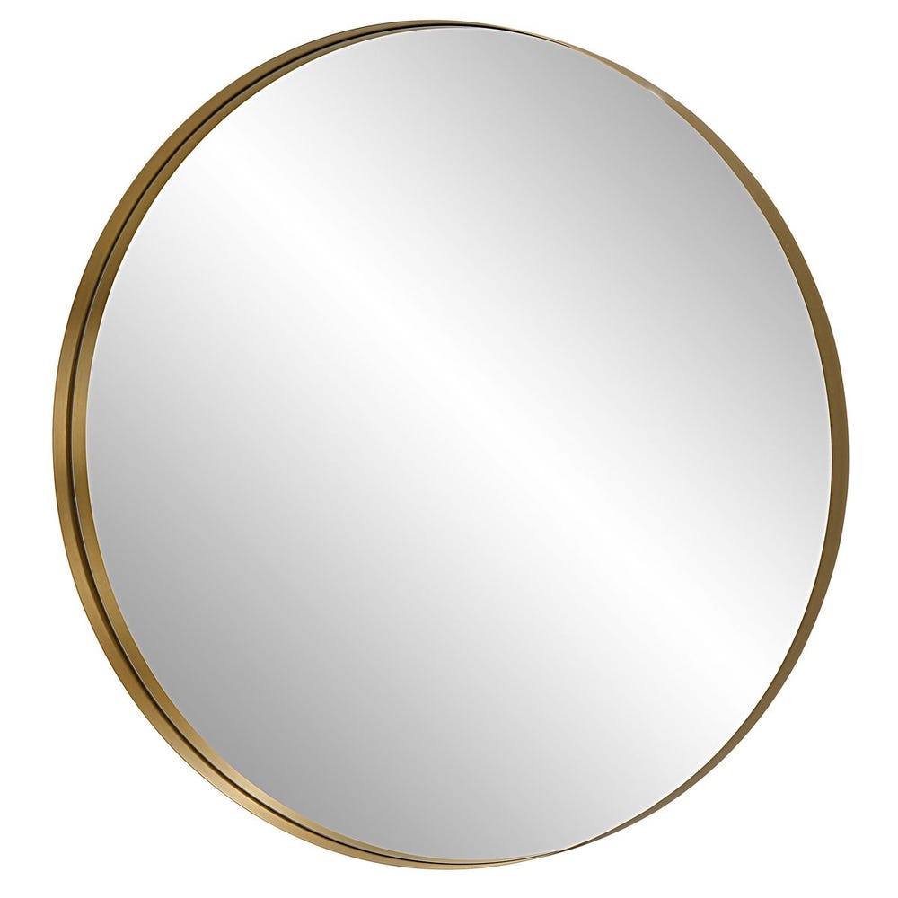 Padria Round Mirror - 60 Brass