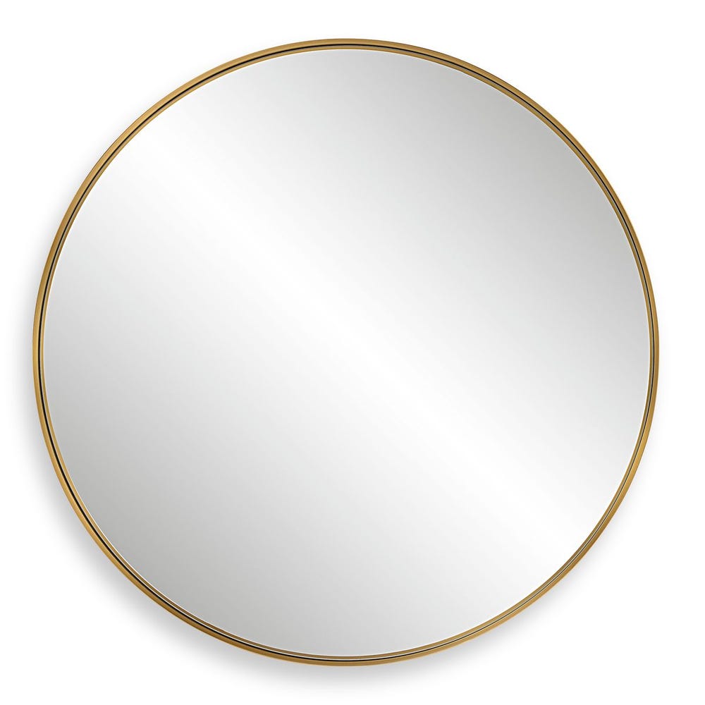 Padria Round Mirror - 60 Brass