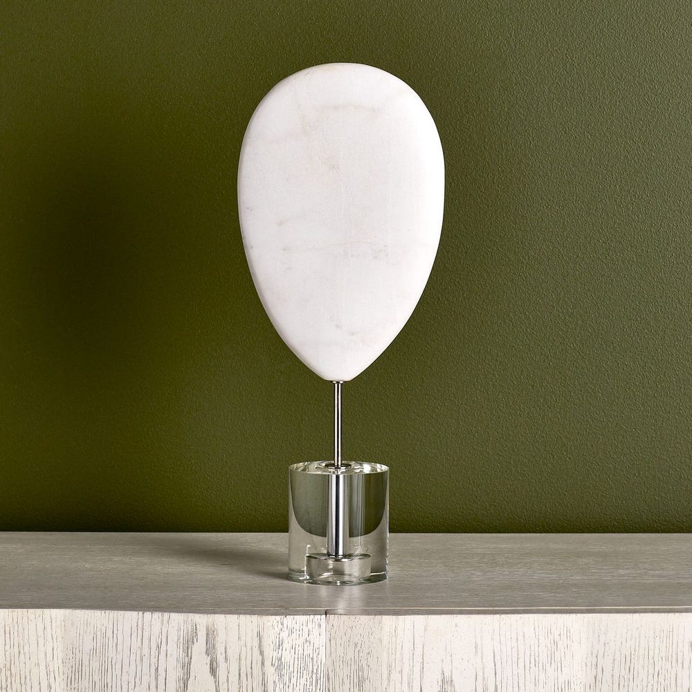Ellipse Sculpture - White
