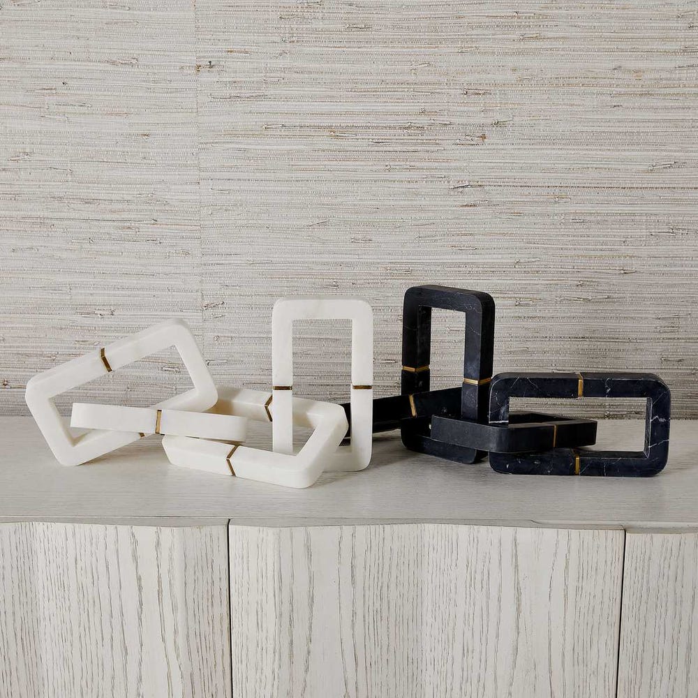 Connection Sculpture - White Marble